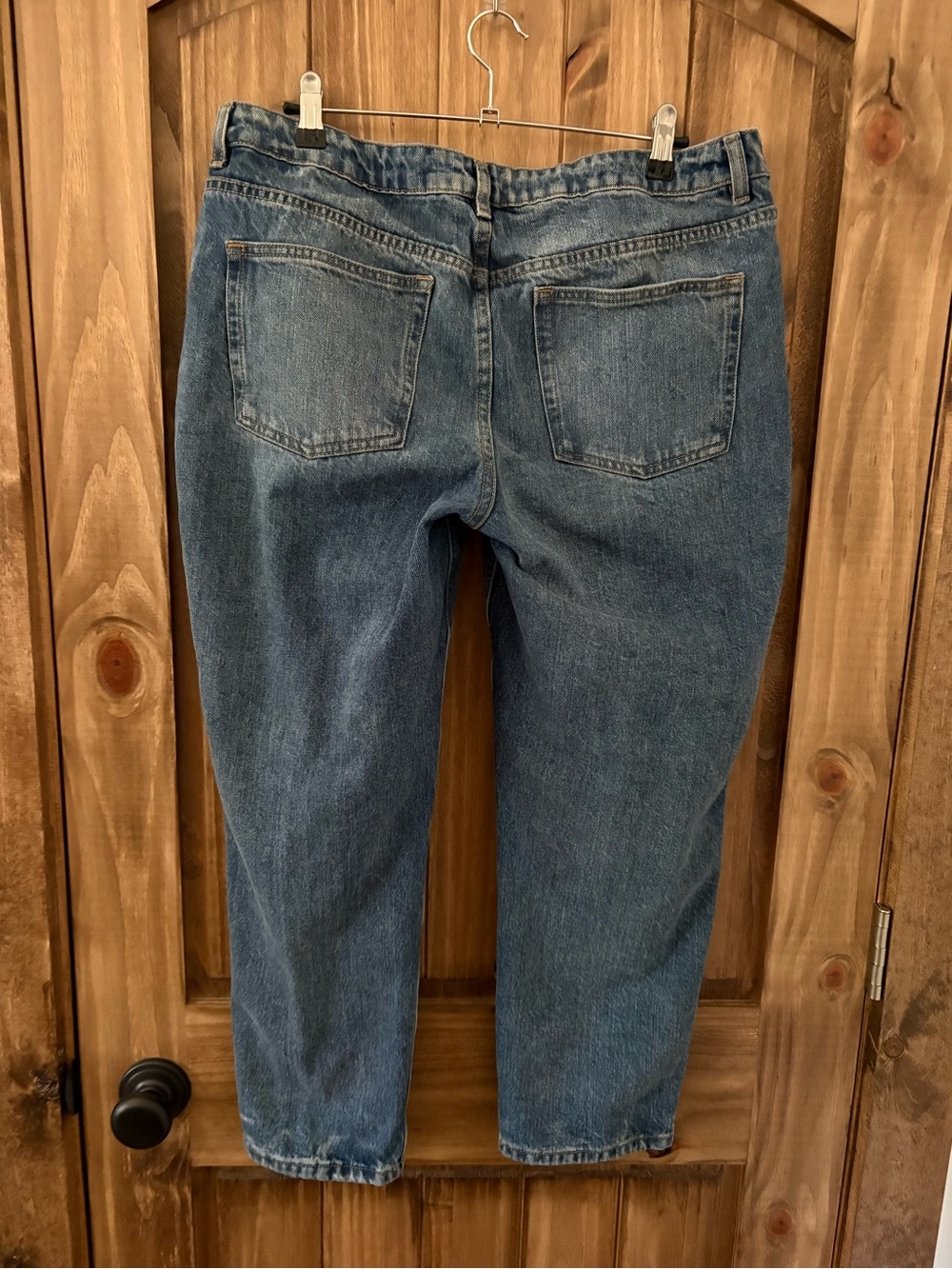 ASOS DESIGN RENO Maternity Cropped Jeans Size 10 Lower Rise - Picture 7 of 10